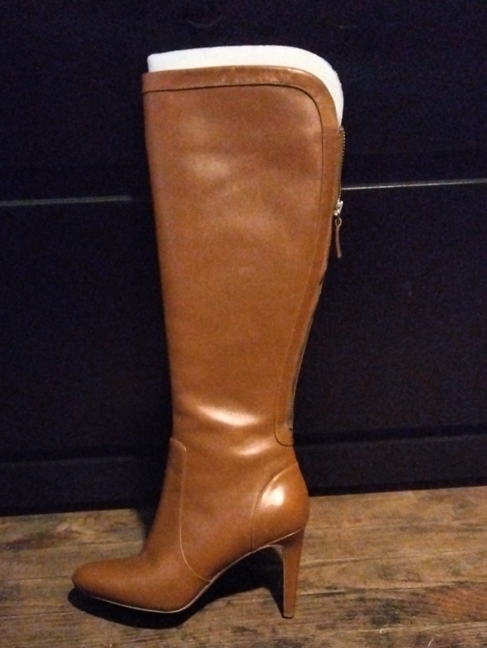 Nine West Cognac Over-the-Knee High-Heel Riding Boots